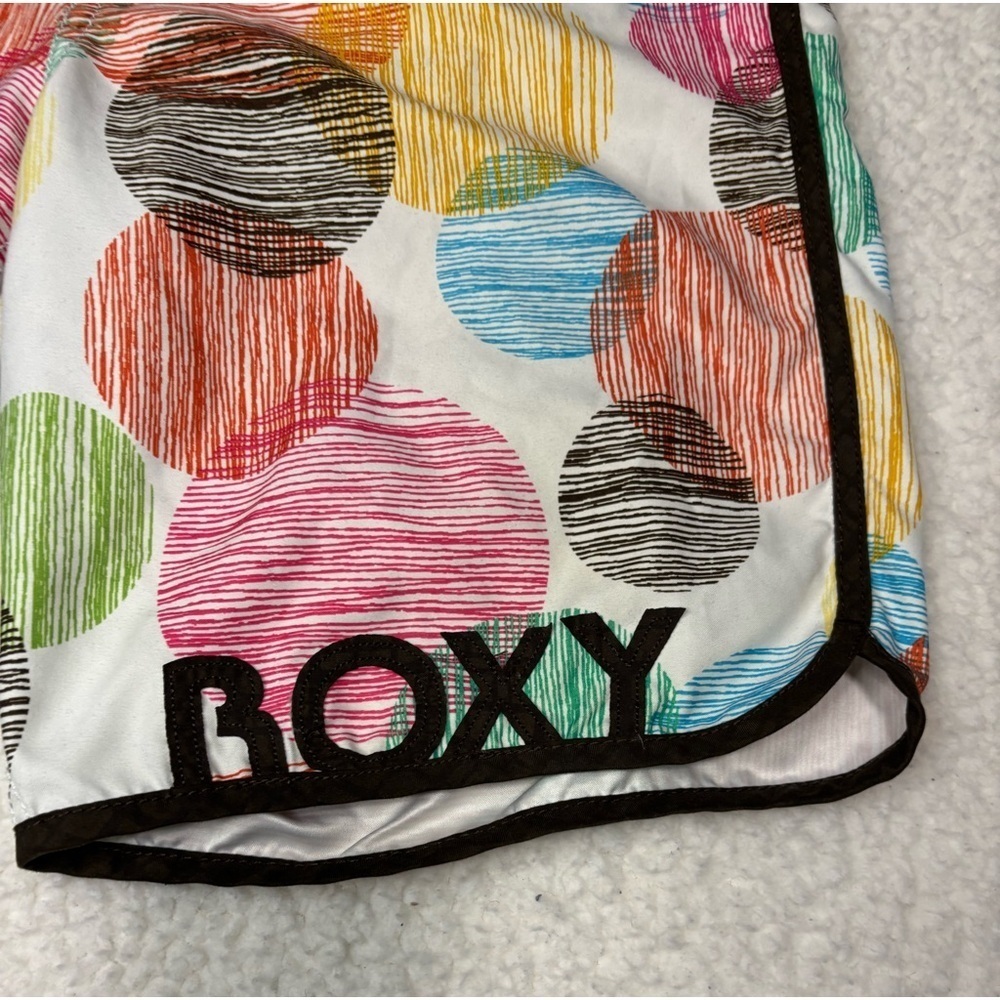 Roxy Women Vintage Multicolor Swim Board Shorts - Picture 3 of 9